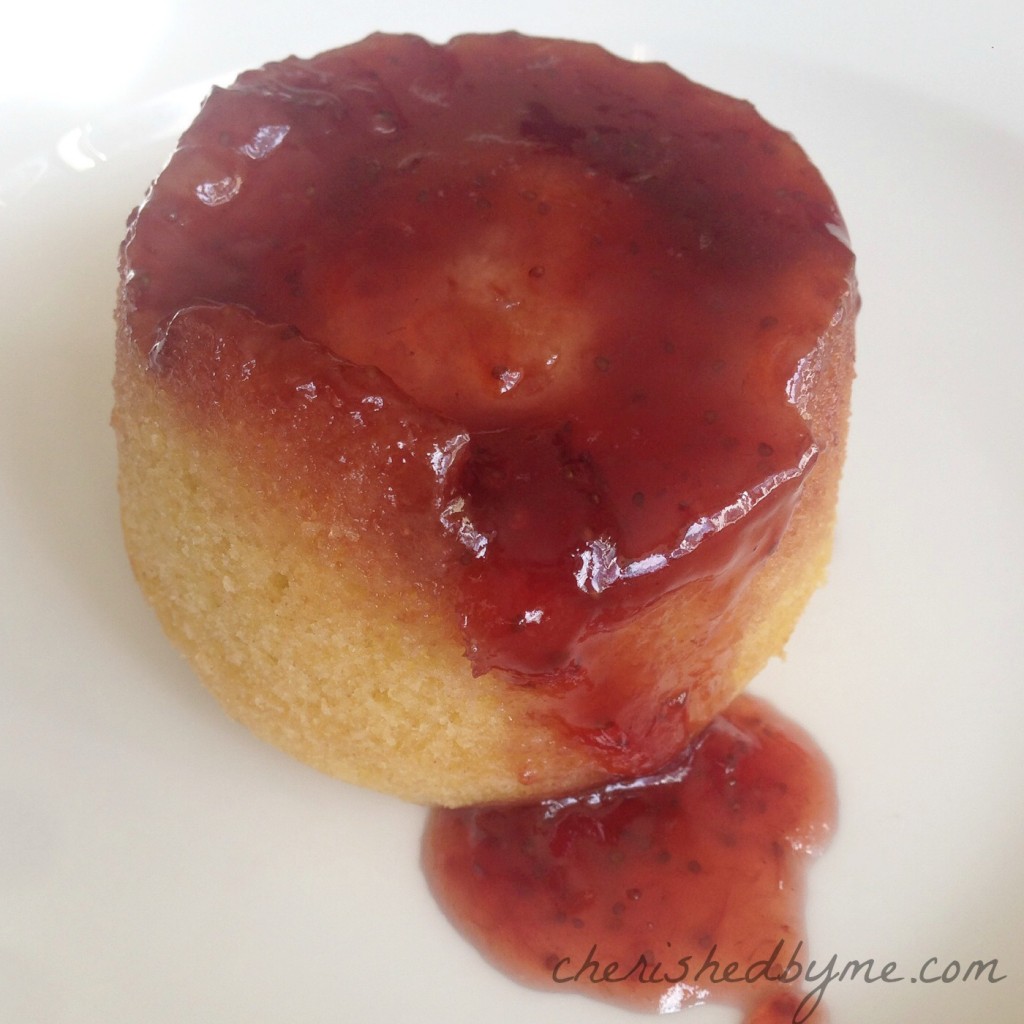 Jam sponge pudding
