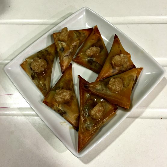 Confit Duck Samosas